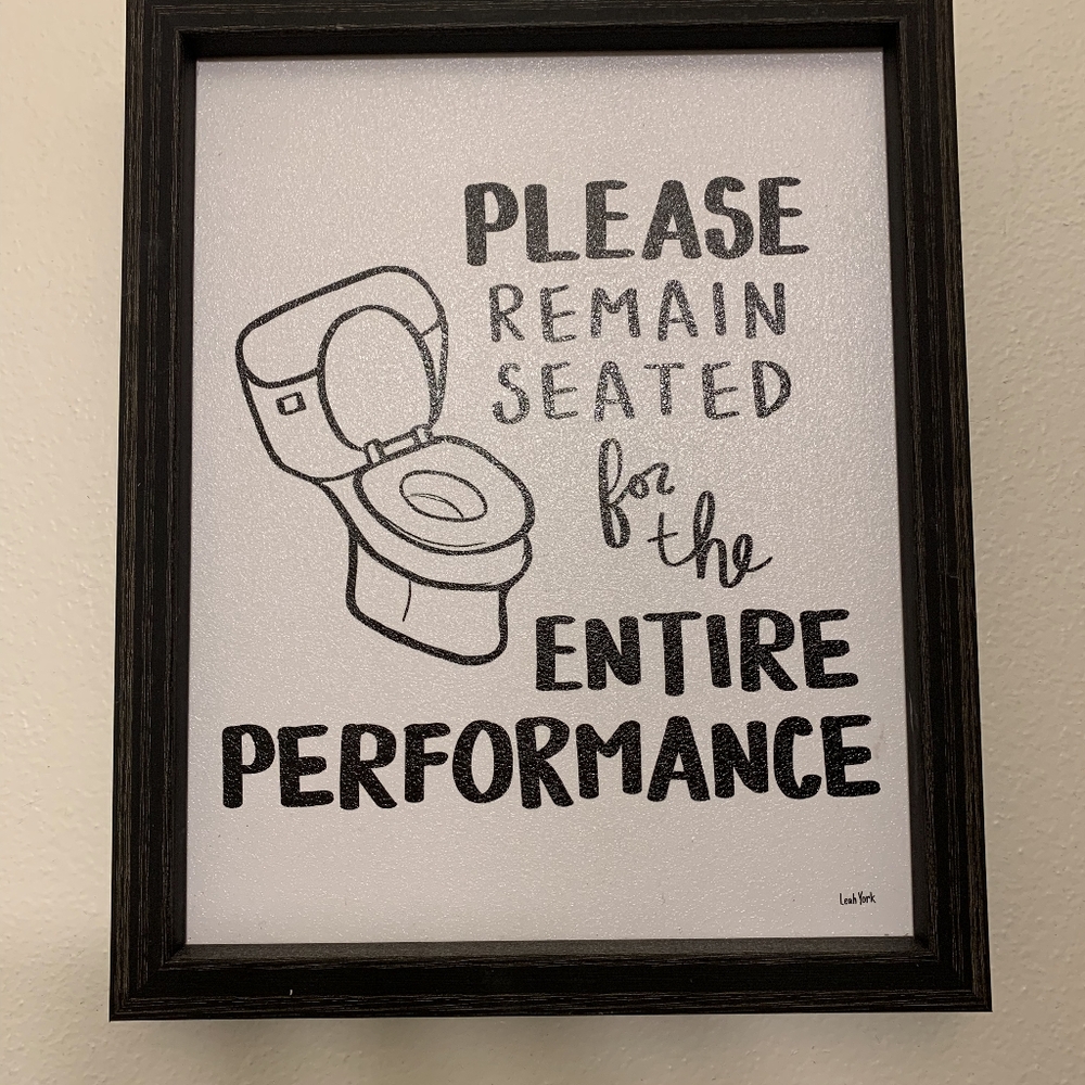 Small Bathroom Sign